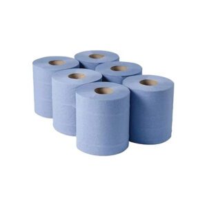 blue hygiene roll