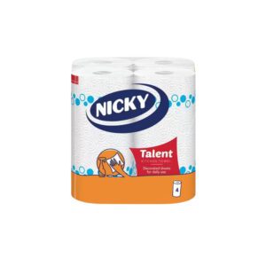 KT Nicky Talent 4Pk 2Ply 4R x 6 Decorated
