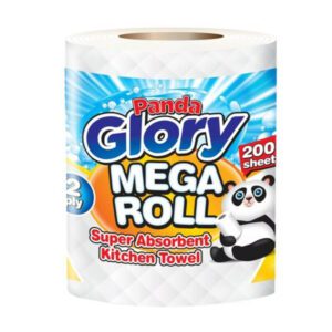 Panda Glory 2 ply Jumbo Kitchen Towels-Pack of 6