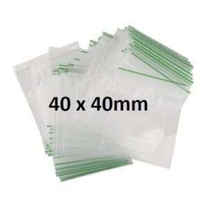 Zipper Bag Clear 40 x 40 MM