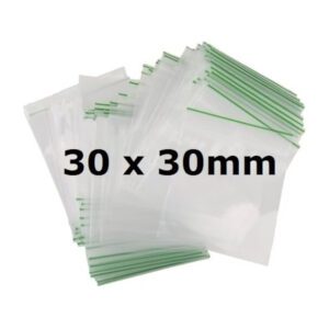 Zipper Bag Clear 30 x30