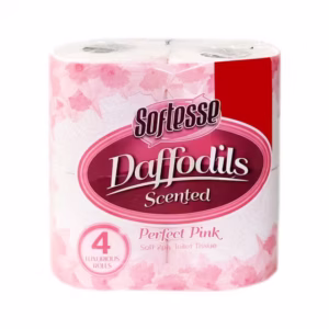 TT Softesse Daffodils Perfect PInk 4Pk 2Ply 4R x10