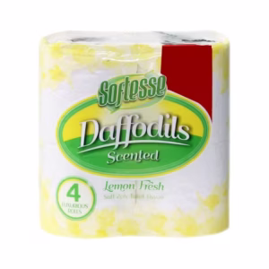 TT Softesse Daffodils Lemon Fresh 4Pk 2Ply 4R x10