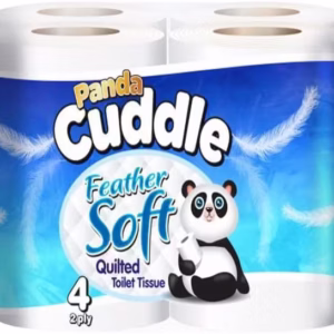 TT Panda Cuddle Feather Soft Classic 4PK 2Ply 4R x 10