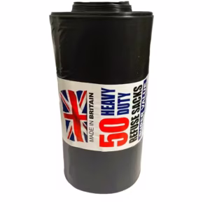 British Heavy Duty Refuse Sacks 50 Roll - 10 Qty