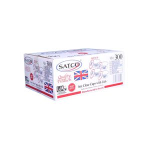 Round Plastic Cups 4 OZ - 300 Pcs