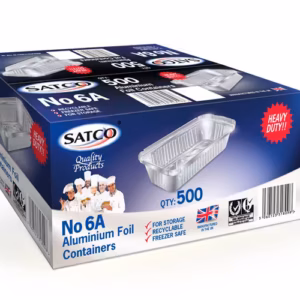 Aluminium Foil Containers NO6A - 500 Pcs