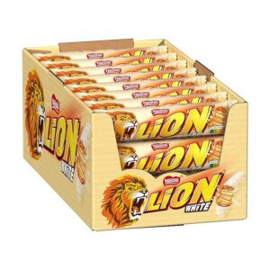 white chocolate lion bar