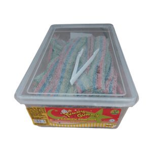 Yummy Gummy Rainbow Sour Belt Soft Candy 1200g