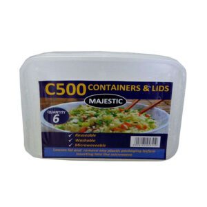 C500 Containers and Lids Majestic