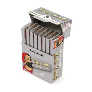 Zig Zag Silver Papers 8 Pack 50 per Booklet